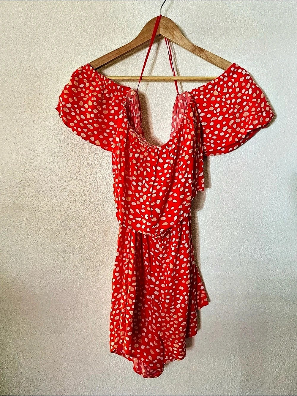 Roxy Another Day Printed Romper Size Large NWT